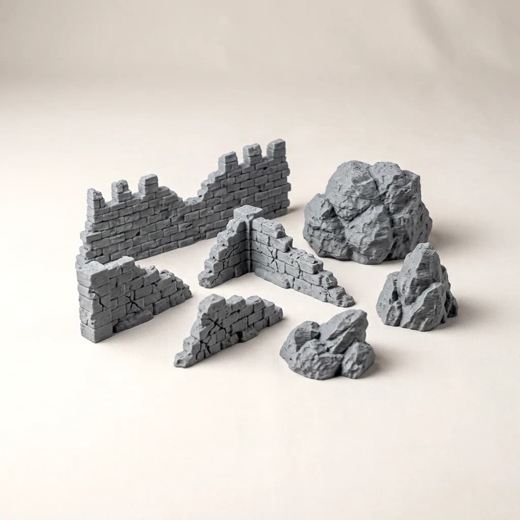 Kit Terreno para Mesa de RPG