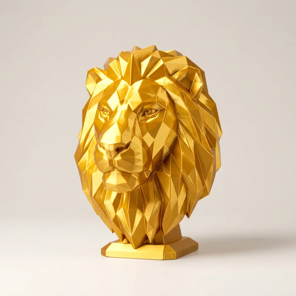 Busto Leão Decorativo